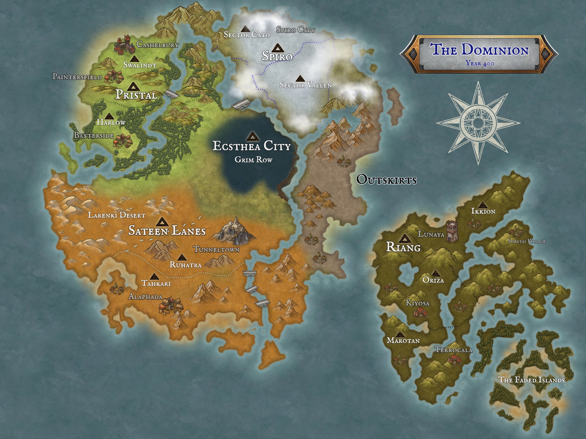 Map of The Dominion